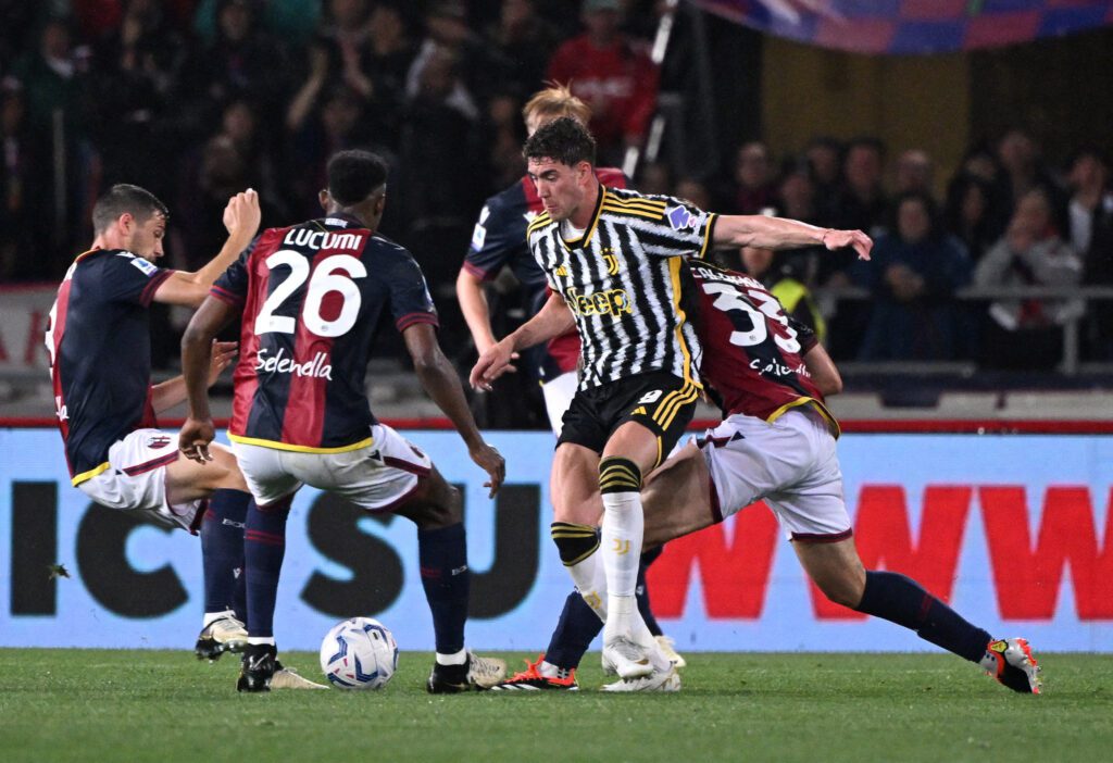 match between Bologna vs Juventus